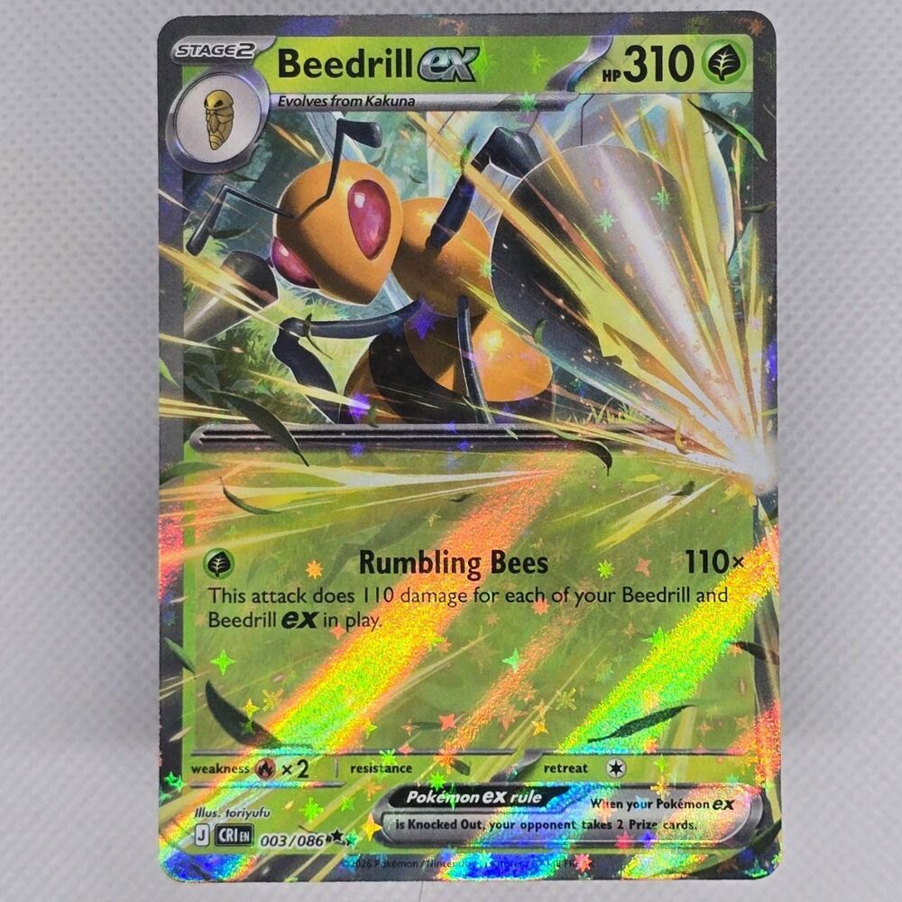 Beedrill ex #3 Chaos Rising Pokemon